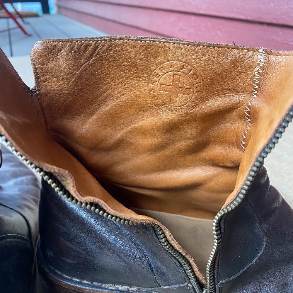 Fiorentini + Baker Leather Mens Brown Boots - size 44 super soft